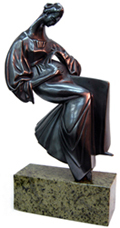 Vadim Kirillov bronze "Waiting"